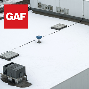 GAF Commercial Roofing - click to view commercial roofing options and warranties